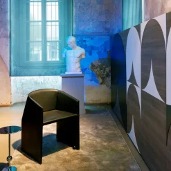 Poltrona a rotelle Plau Black Tall di Gabriele e Oscar Buratti*Tecno Spa Best