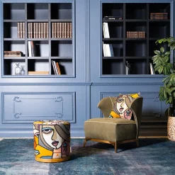 Poltrona Agostina pelle verde*Mantellassi 1926 Discount