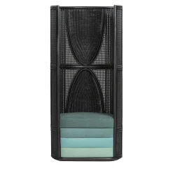 Poltrona Alta Nera Lisetta di Elena Salmistraro*Bottega Intreccio New