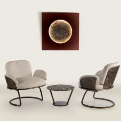 Poltrona bianca anni '70*Galbiati Fratelli