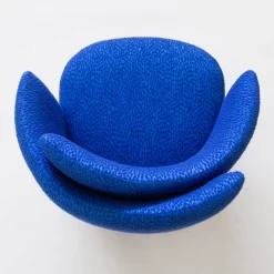 Poltrona Blu con Schienale Curvo Duetto*Softhouse Online