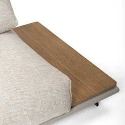 Poltrona Boboli bianco panna con tavolino laterale*Mantellassi 1926 Hot