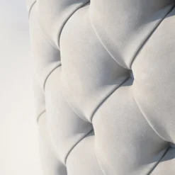 Poltrona capitonnè Petra grigio chiaro*Mantellassi 1926 Online