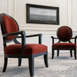 Poltrona classica Lagoon rossa*Mantellassi 1926 Outlet