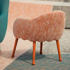 Poltrona Corolla 270 Orange di Cristina Celestino*Billiani 1911 Sale