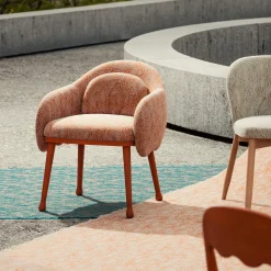 Poltrona Corolla 270 Orange di Cristina Celestino*Billiani 1911 Sale