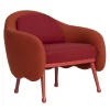 Poltrona Corolla 271 rosso e arancio di Cristina Celestino*Billiani 1911 Outlet