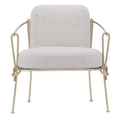 Poltrona da esterno Corda in ferro color champagne di Zanellato&Bortotto*Dante Negro Online