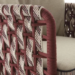 Poltrona da esterno Eva Vertical Ropes di Antonio Marras*Nodo Italia Hot