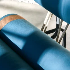 Poltrona da esterno Kylindo blu petrolio*DalMoto Clearance