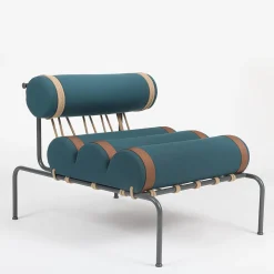 Poltrona da esterno Kylindo blu petrolio*DalMoto Clearance