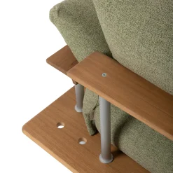 Poltrona da esterno Stand Out verde con tavolino*Mantellassi 1926 Clearance