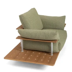 Poltrona da esterno Stand Out verde con tavolino*Mantellassi 1926 Clearance