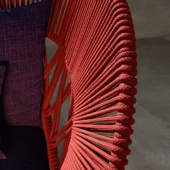 Poltrona da salotto Cliff Deco Red di Ludovica & Roberto Palomba*Talenti Discount