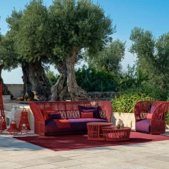 Poltrona da salotto Cliff Deco Red di Ludovica & Roberto Palomba*Talenti Discount