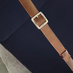 Poltrona Docker in velluto blu navy*DLA Design Lab Best