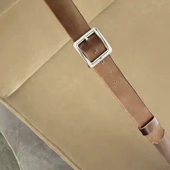 Poltrona Docker in velluto beige*DLA Design Lab Online