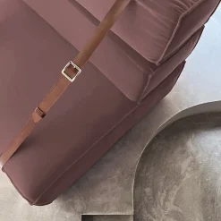 Poltrona Docker in velluto rosa antico*DLA Design Lab Outlet