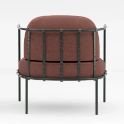 Poltrona Dolmen Sandalo di Margherita Rui*Dante Negro Sale