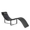 Poltrona e chaise-longue trasformabili in pelle nera Flipt*Baleri Italia Discount
