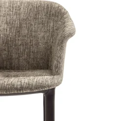 Poltrona Eva in Tessuto Marrone Calvino*Enrico Pellizzoni New