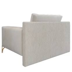 Poltrona Flare 01 Beige con gambe in metallo*Morello Gianpaolo Clearance