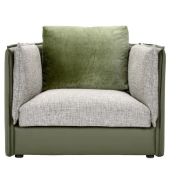 Poltrona Foy Morbida Verde di Baldessari & Baldessari*Domingo Salotti Best