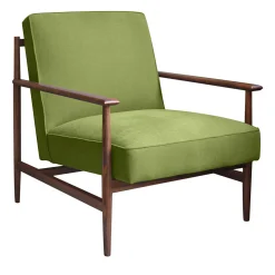 Poltrona Gaia in Lino-Cotone Verde Avocado*mg12 by Monica Geronimi Online