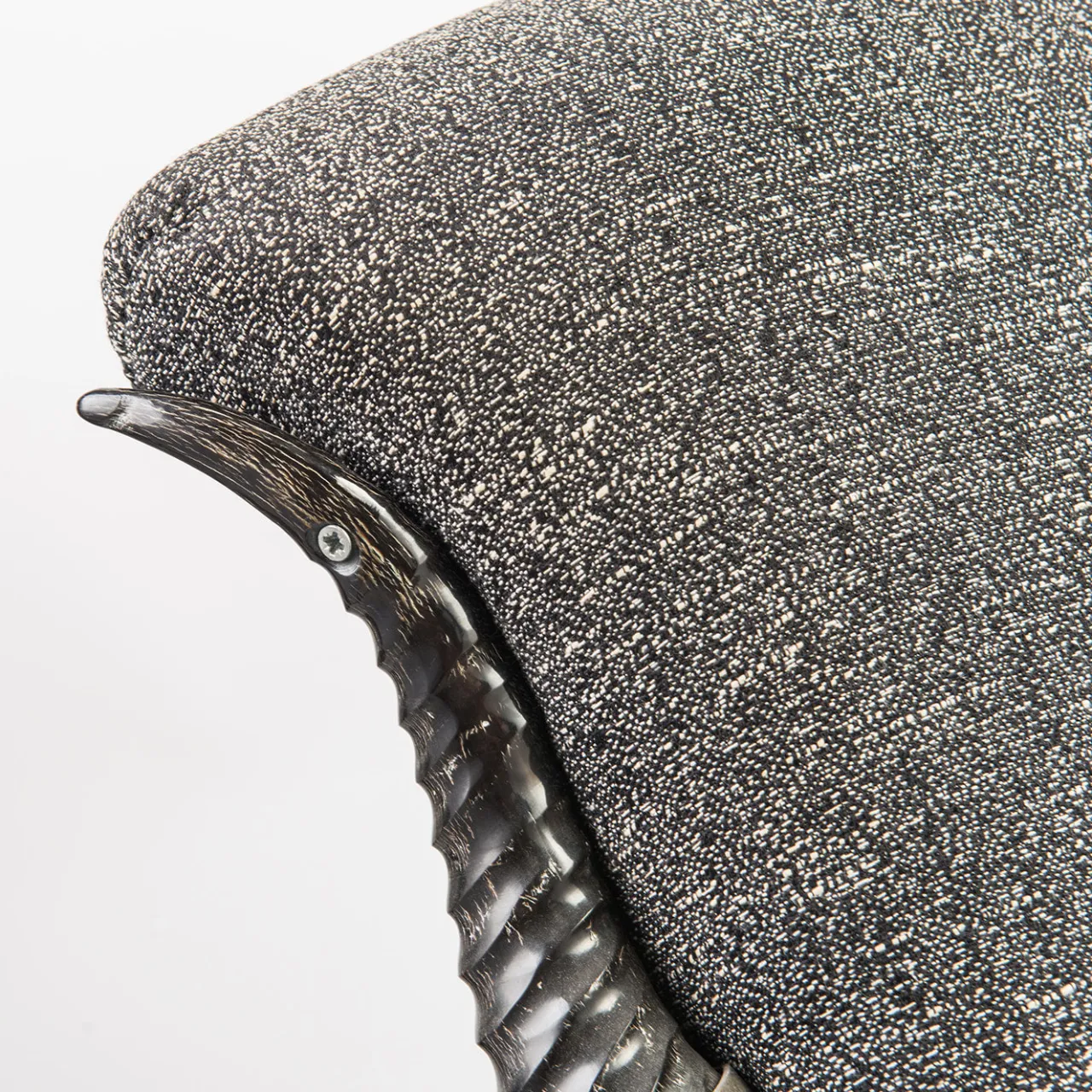 Poltrona Gazzella in tessuto grigio mélange*Selezioni Domus Hot