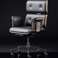 Poltrona girevole Black Armadillo/2 di Rainer Bachschmid*Altek Italia Design