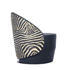 Poltrona girevole Kiros Ohr zebrata*Real Piel Online