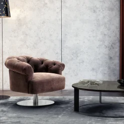 Poltrona girevole San Diego*Living Couture