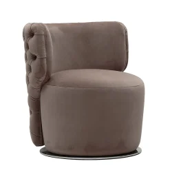 Poltrona girevole Seattle Brown*Living Couture Hot