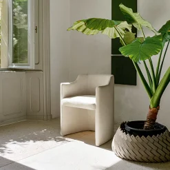 Poltrona imbottita Charmant Avorio*Franco Bianchini Outlet