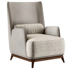 Poltrona in Tessuto Bianca Opera*Vibieffe New