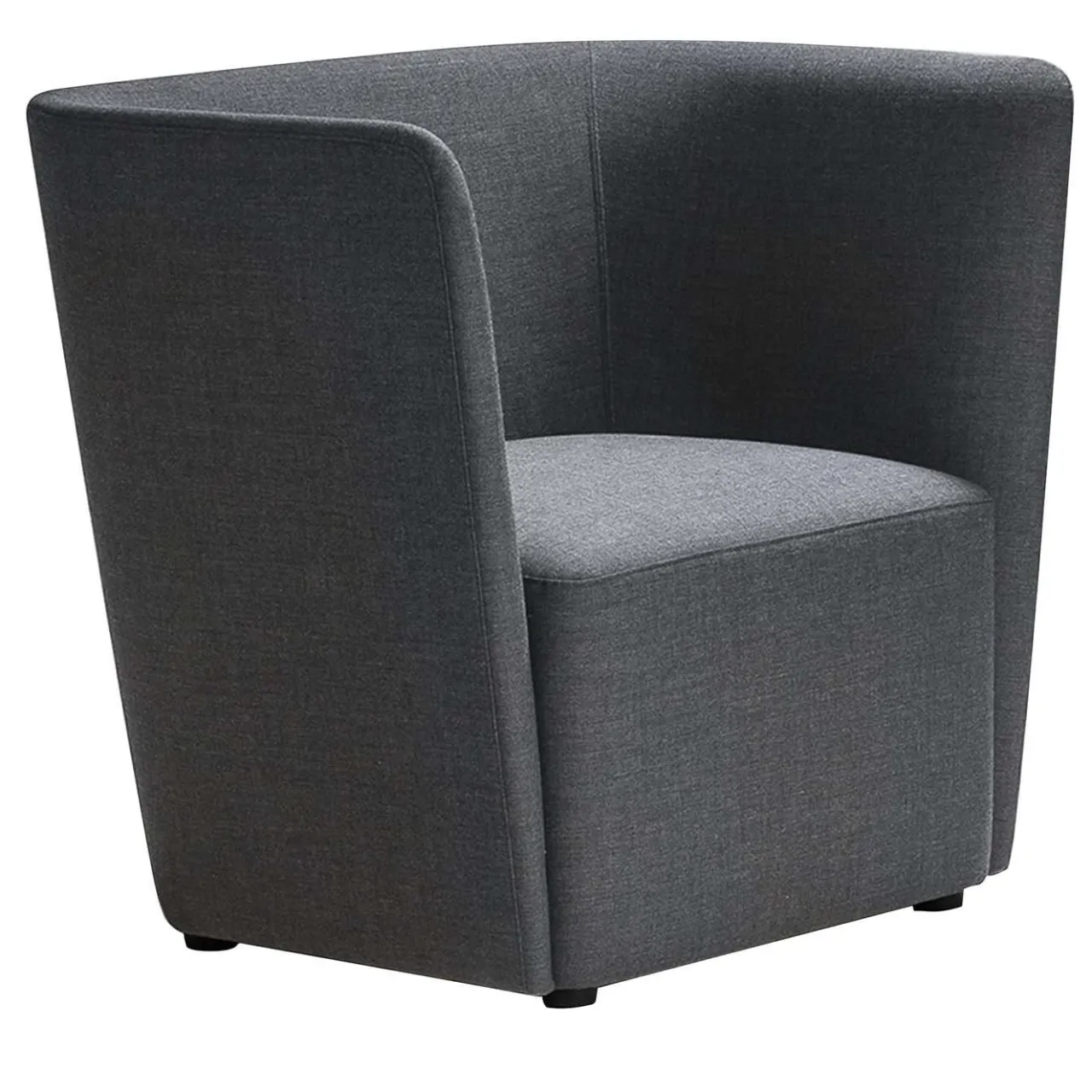 Poltrona in velluto grigio*La Cividina Best