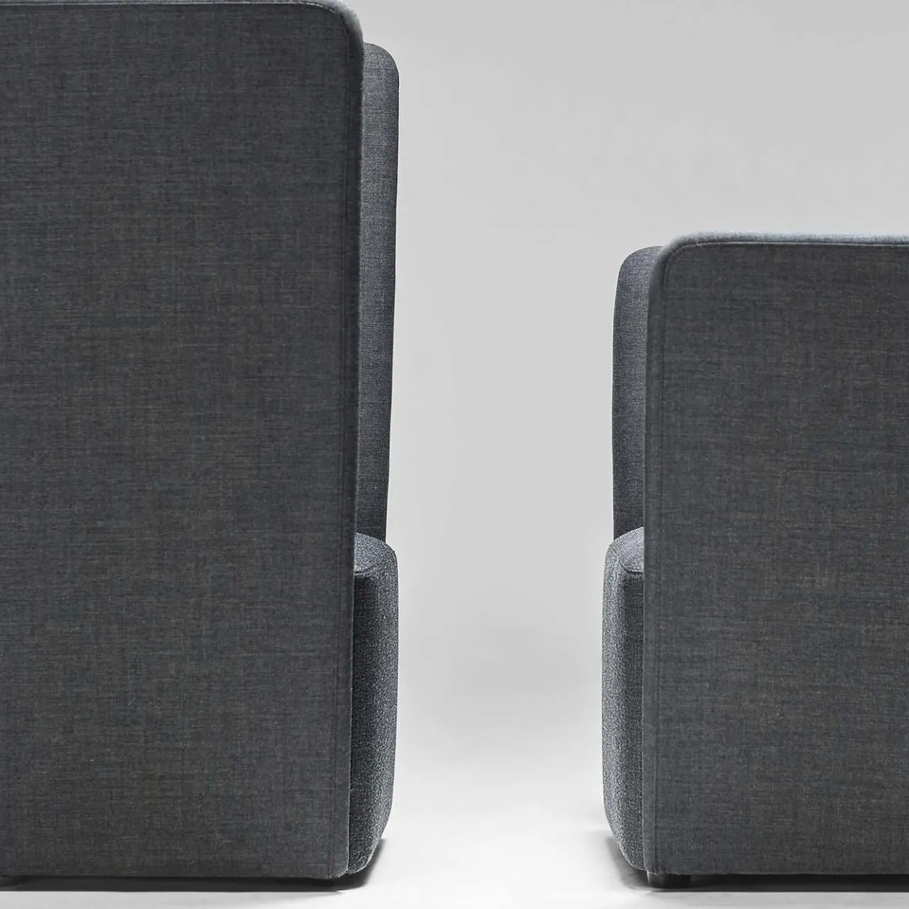 Poltrona in velluto grigio*La Cividina Best