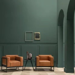 Poltrona Kirk in pelle cognac*TrabA' Online