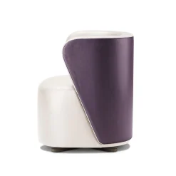 Poltrona Lounge Spritz In Pelle Bianca Di Lorenza Bozzoli*Ghidini 1961 Best