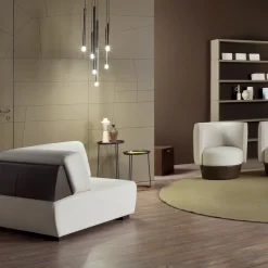 Poltrona Margot in pelle beige*Casa Covre