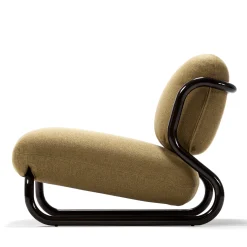 Poltrona Modernista in Tessuto Beige*Exteta Sale