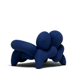 Poltrona Morphologica in Bouclé Blu*Meritalia Clearance