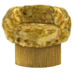 Poltrona patchwork gialla di Lorenza Bozzoli*Lorenza Bozzoli Couture New