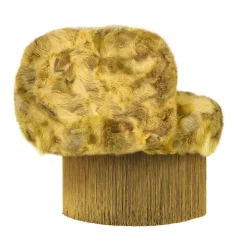 Poltrona patchwork gialla di Lorenza Bozzoli*Lorenza Bozzoli Couture New