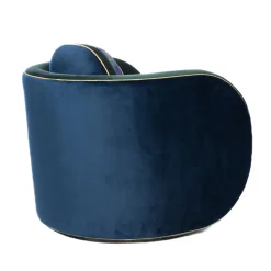 Poltrona Pavo in velluto verde di Antonio Aricò*FROMM. Discount