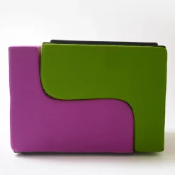 Poltrona Sofo verde e rosa*Poltronova Clearance