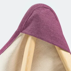 Poltrona Tripolina in crema e viola*Telami Discount