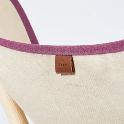 Poltrona Tripolina in crema e viola*Telami Discount