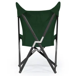 Poltrona Tripolina in pelle verde*Telami Online