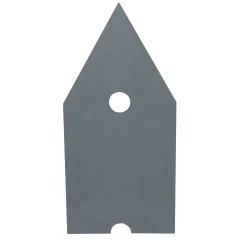 Poltrona Vescovina grigio scuro di Lanfranco Benvenuti*Meccani Design New